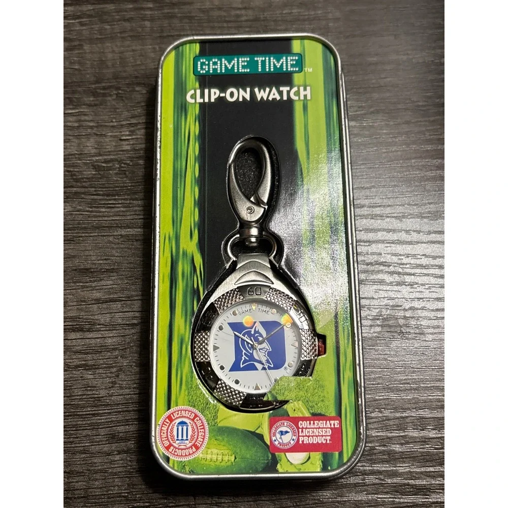 GameTime Clip On Watch Duke Blue Devils Collegiate‎ Licensed Product